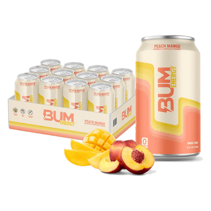 BUM ENERGY RTD - 12 PACK - ENERGY DRINK - GREAT FOR PRE WORKOUT