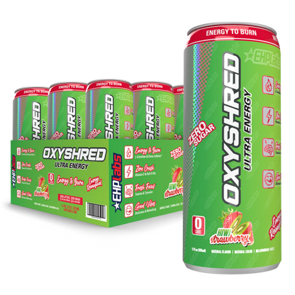 EHP LABS OXYSHRED ULTRA ENERGY CAN - 12 PACK - GREAT FOR PRE WORKOUT