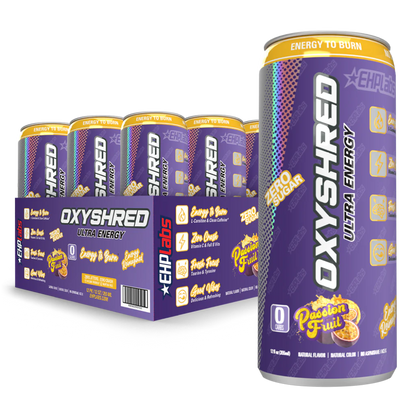 EHP LABS OXYSHRED ULTRA ENERGY CAN - 12 PACK - GREAT FOR PRE WORKOUT