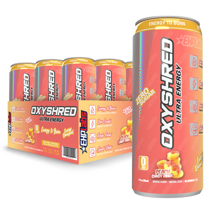 EHP LABS OXYSHRED ULTRA ENERGY CAN - 12 PACK - GREAT FOR PRE WORKOUT