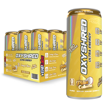 EHP LABS OXYSHRED ULTRA ENERGY CAN - 12 PACK - GREAT FOR PRE WORKOUT