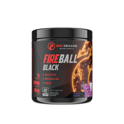 RED DRAGON NUTRITIONALS FIREBALL BLACK - Pumpin' Iron Nowra