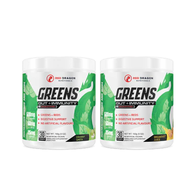 RED DRAGON NUTRITIONALS GREENS TWIN PACK - Pumpin' Iron Nowra