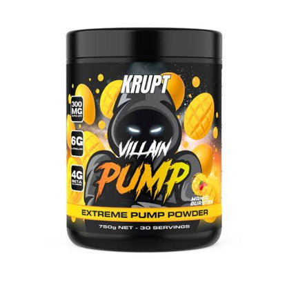 KRUPT VILLAIN PUMP + FREE MASSAGE GUN