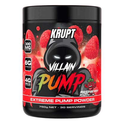 KRUPT VILLAIN PUMP + FREE MASSAGE GUN