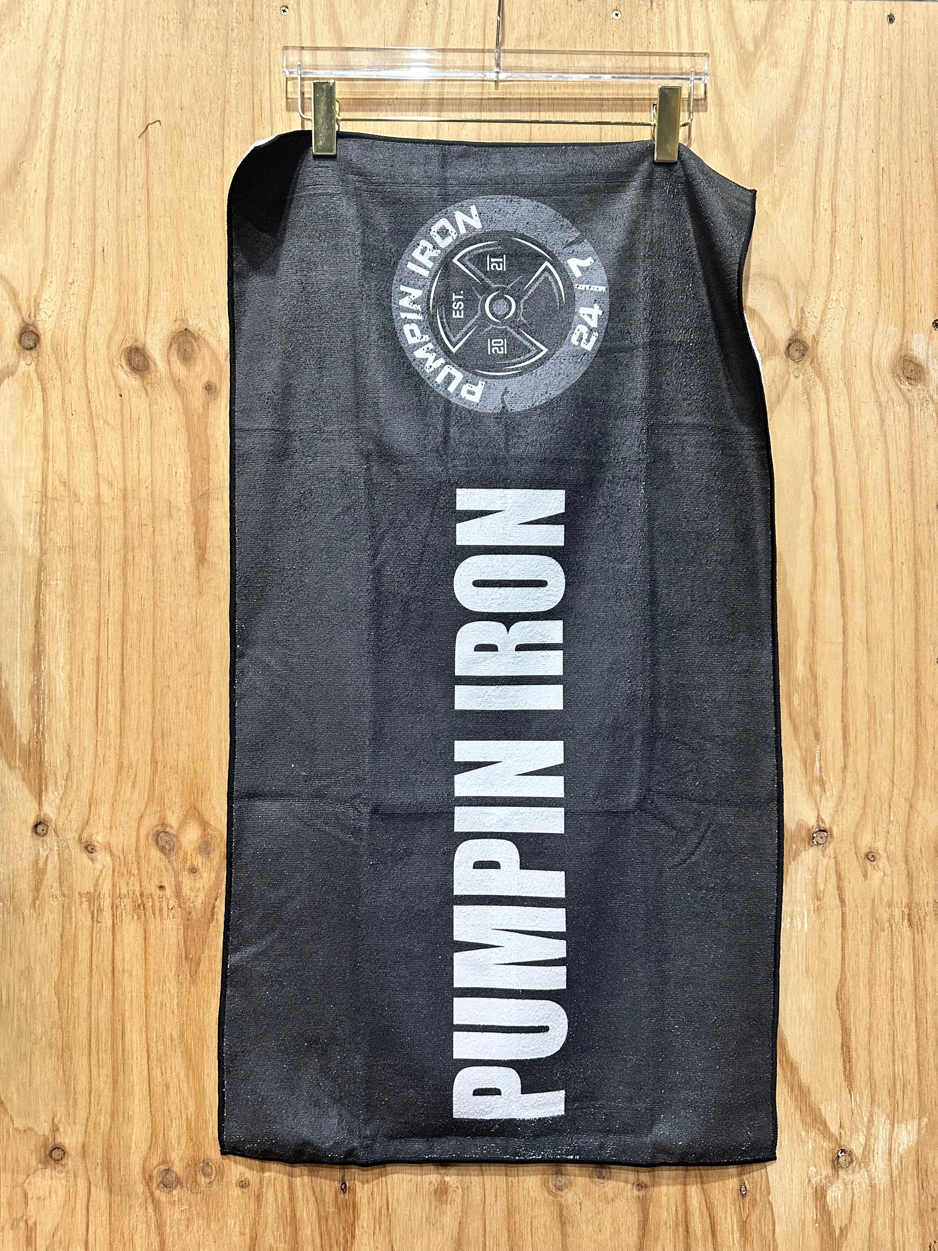 PUMPIN' IRON GYM TOWEL