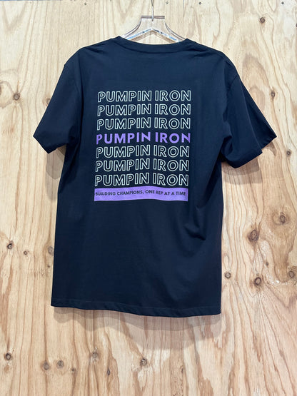 PUMPIN' T-SHIRT - MENS PURPLE pre order 2 weeks approx