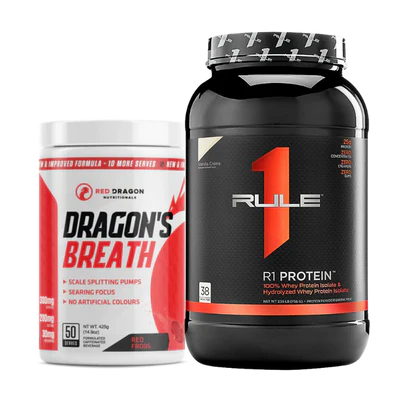 RULE 1 ISOLATE + DRAGONS BREATH BUNDLE - Pumpin' Iron Nowra