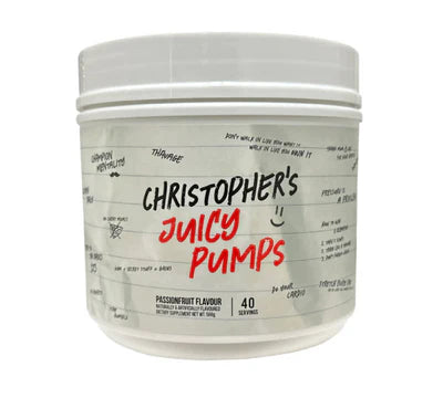 RAW NUTRITION CHRISTOPHERS JUICY PUMPS - Pumpin' Iron Nowra