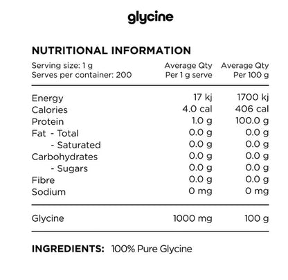 SWITCH NUTRITION GLYCINE - Pumpin' Iron Nowra