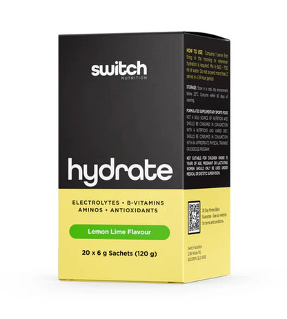 SWITCH NUTRITION HYDRATE SACHETS - Pumpin' Iron Nowra