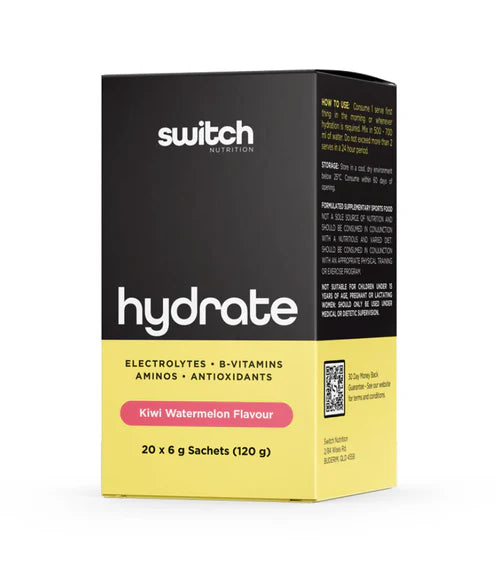 SWITCH NUTRITION HYDRATE SACHETS - Pumpin' Iron Nowra