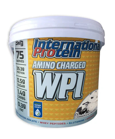 INTERNATIONAL PROTEIN AMINO CHARGED WPI - Pumpin' Iron Nowra