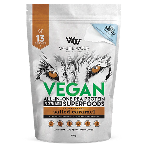 WHITE WOLF VEGAN PEA PROTEIN - Pumpin' Iron Nowra