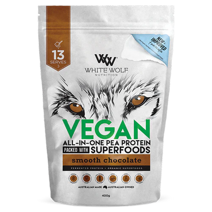 WHITE WOLF VEGAN PEA PROTEIN - Pumpin' Iron Nowra