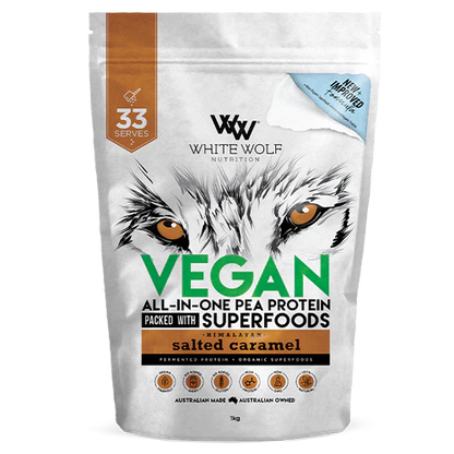 WHITE WOLF VEGAN PEA PROTEIN - Pumpin' Iron Nowra