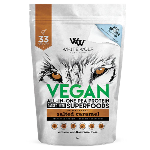 WHITE WOLF VEGAN PEA PROTEIN - Pumpin' Iron Nowra