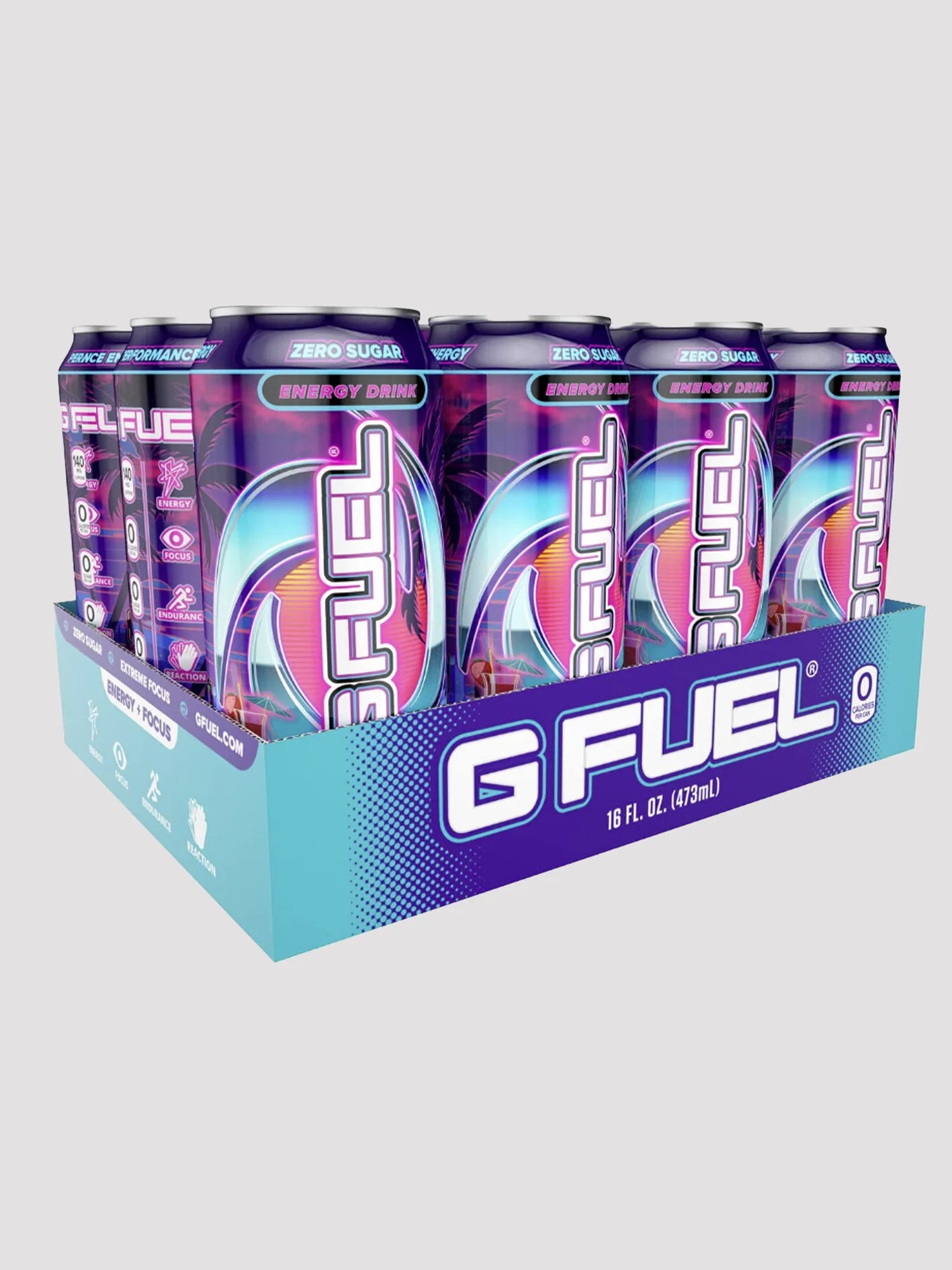 G FUEL ENERGY DRINK - 12 PACK - GREAT FOR PRE WORKOUT