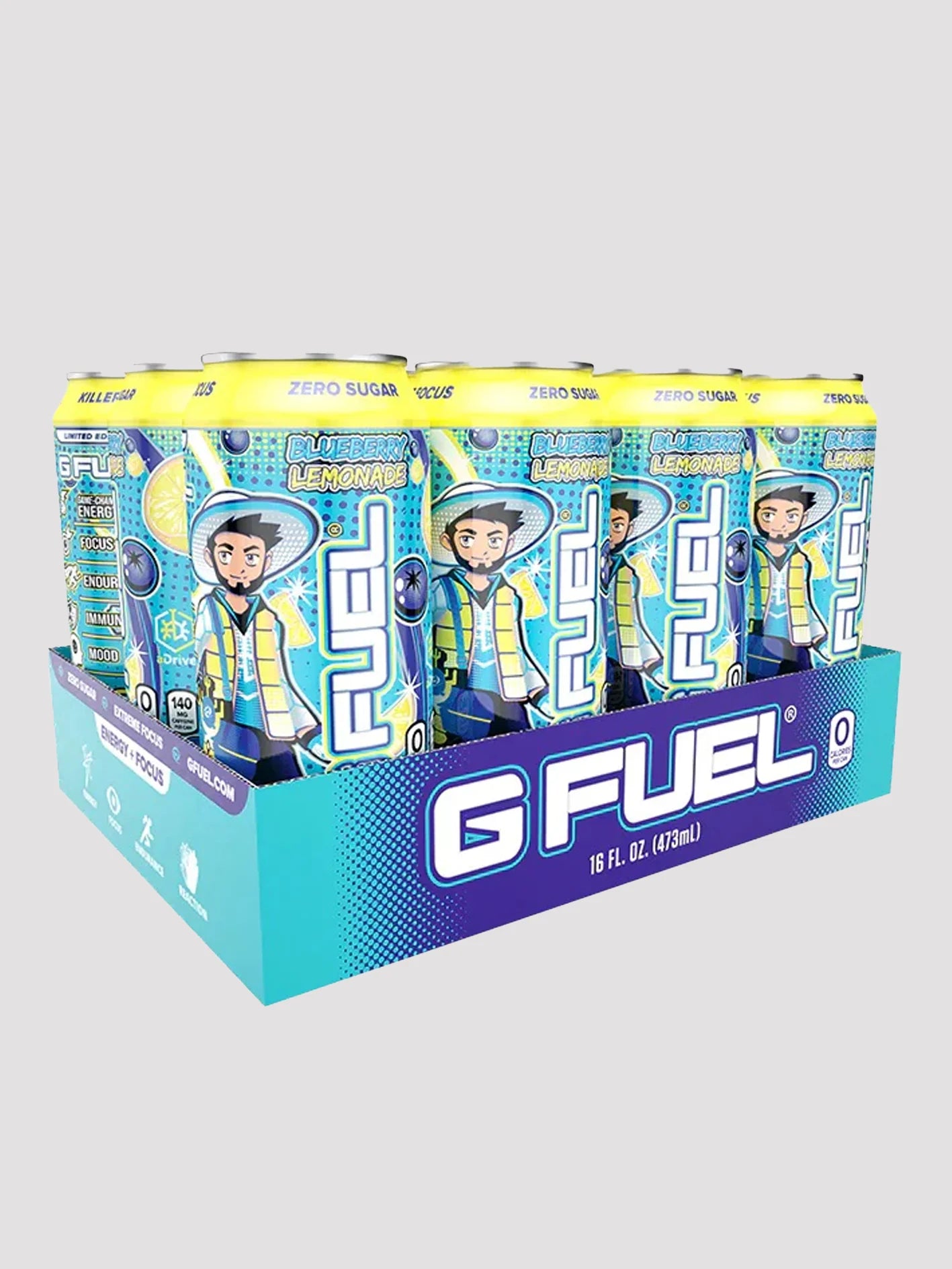 G FUEL ENERGY DRINK - 12 PACK - GREAT FOR PRE WORKOUT