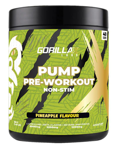 PUMP & PRE WORKOUT DUO BY GORILLA X LABS