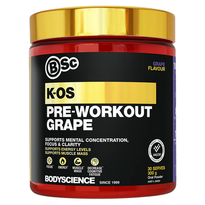 BSC K-OS PRE WORKOUT - Pumpin' Iron Nowra