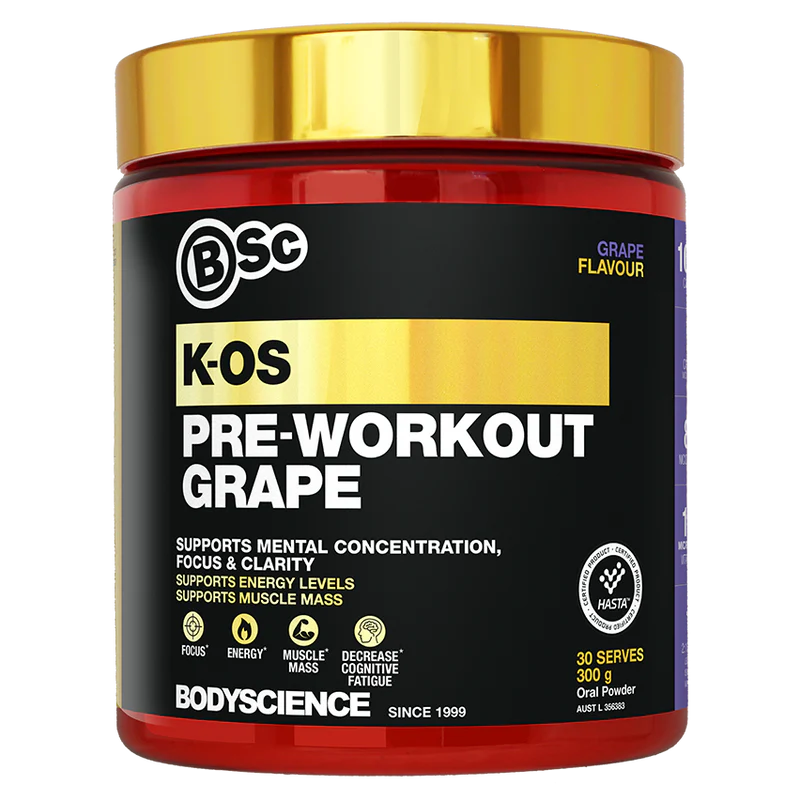 BSC K-OS PRE WORKOUT - Pumpin' Iron Nowra