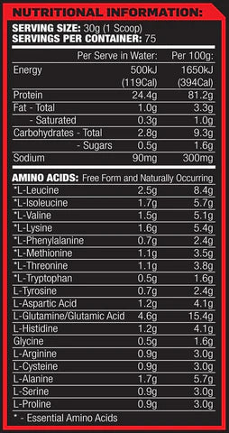 MAXS 100% PURE WHEY - Pumpin' Iron Nowra