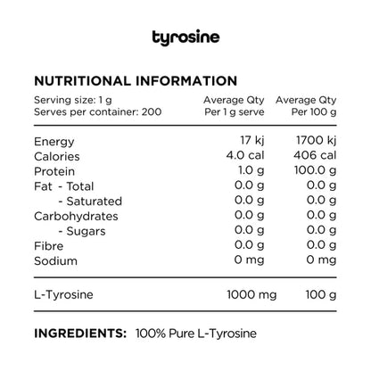 SWITCH NUTRITION TYROSINE - Pumpin' Iron Nowra